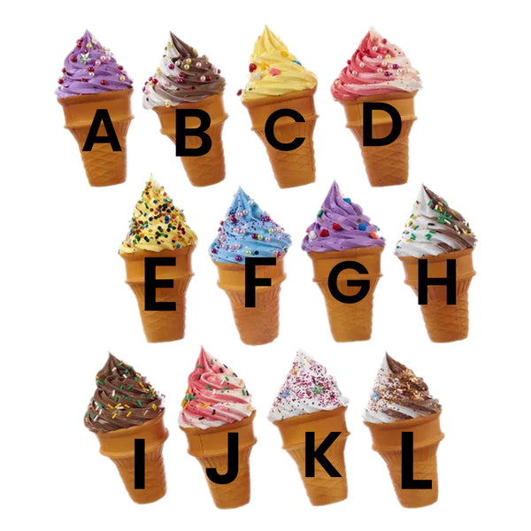 Assorted Ice Cream Cone Ornament, INDIVIDUALLY SOLD