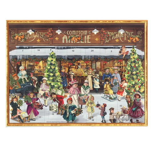 Villagers Shopping Paper Advent Calendar