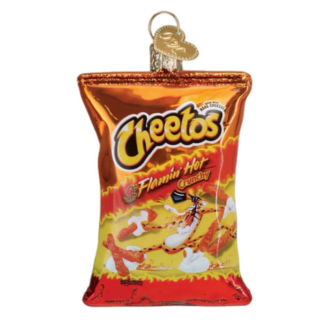 Flamin' Hot Crunchy Cheetos Chips Bag Ornament