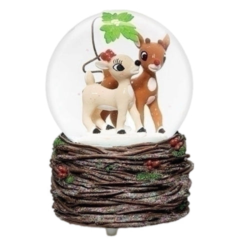 Rudolph & Clarice Snowglobe