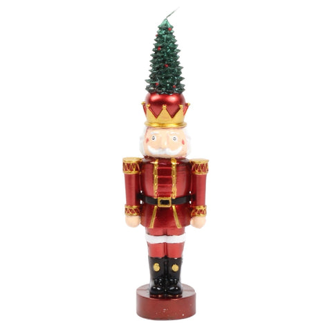 Nutcracker Shaped Pillar Candle