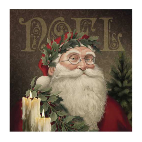 Santa Noel Coasters, Set Of 4