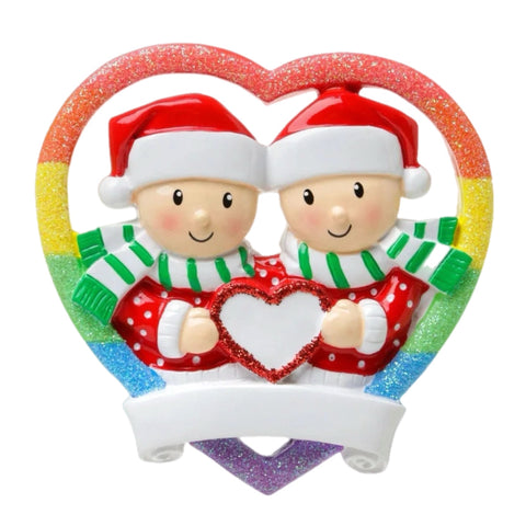 Pride Couple Ornament