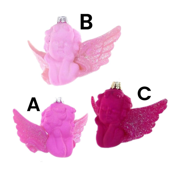 Assorted Pink Cherub Ornament, INDIVIDUALLY SOLD