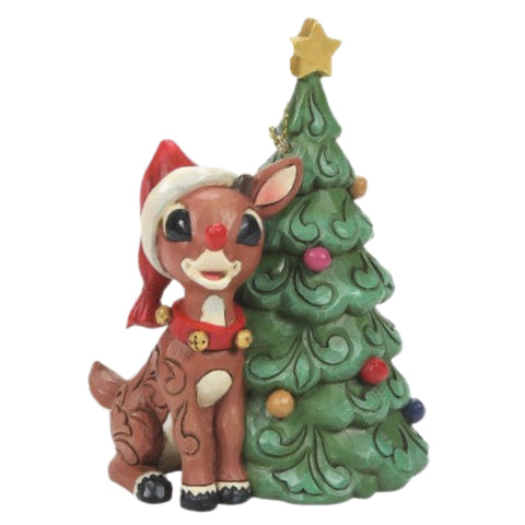 Rudolph With Christmas Tree Ornament