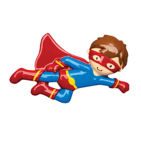 Blue & Red Super Hero Ornament