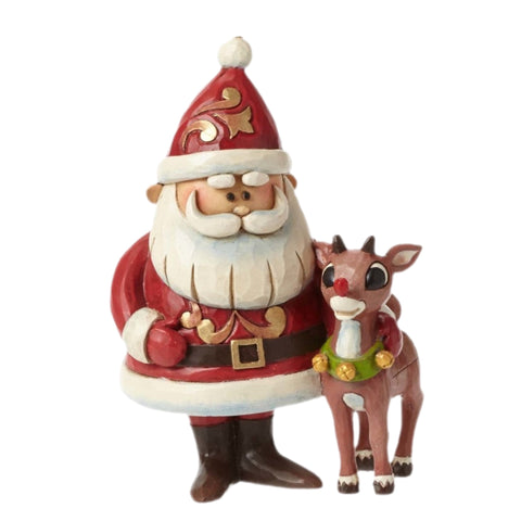 Santa And Rudolph Ornament