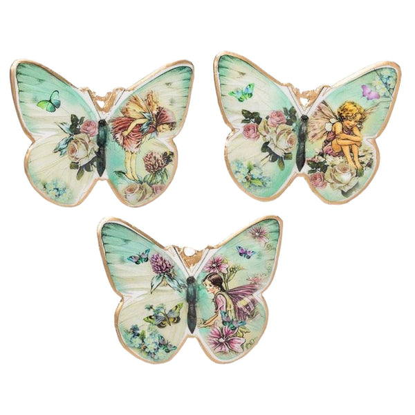 Assorted Butterfly Fairy Ornament, INDIVIDUALLY SOLD