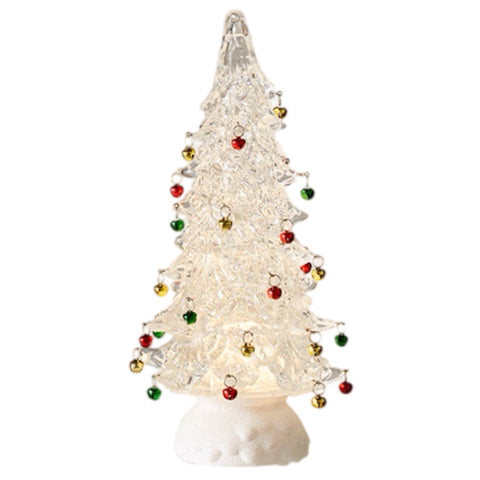 12" Tree With Balls Glitterdome