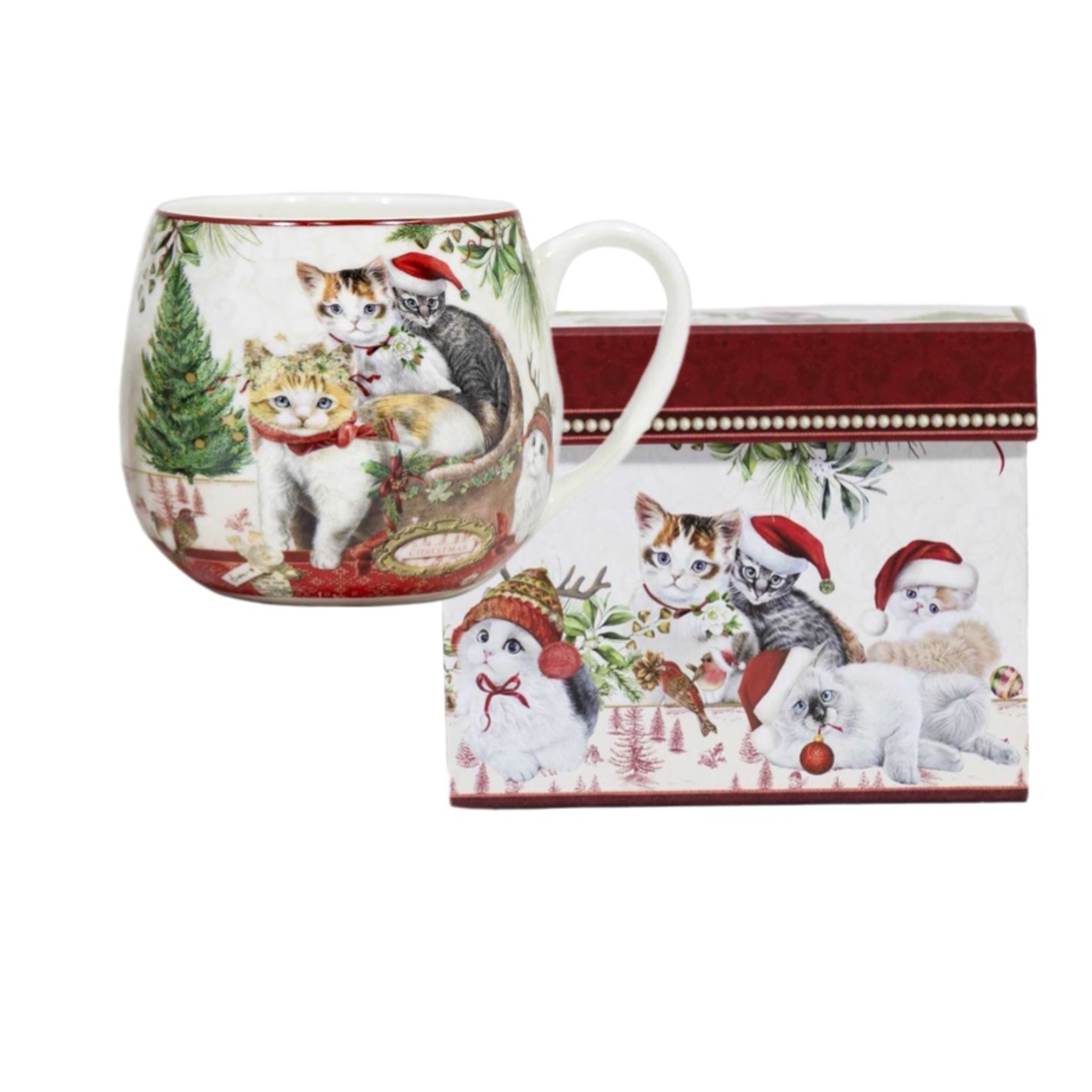 Christmas Cats Mug With Gift Box