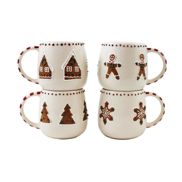 Assorted Gingerbread Mug, INDIVIDUALLY SOLD