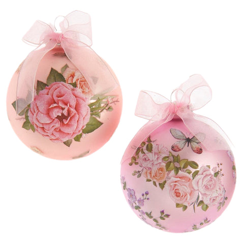 Assorted Pink Rose Ball, INDIVIDUALLY SOLD