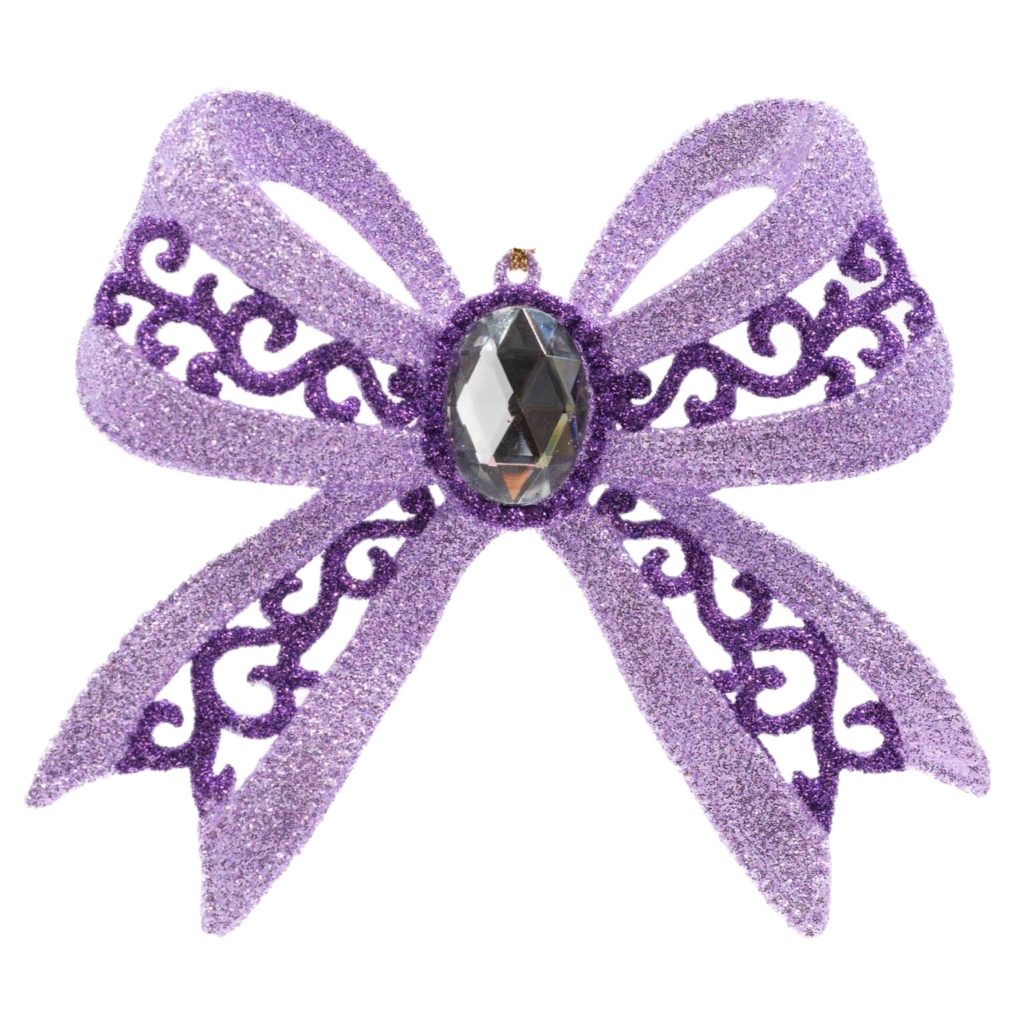 Purple Bow Ornament