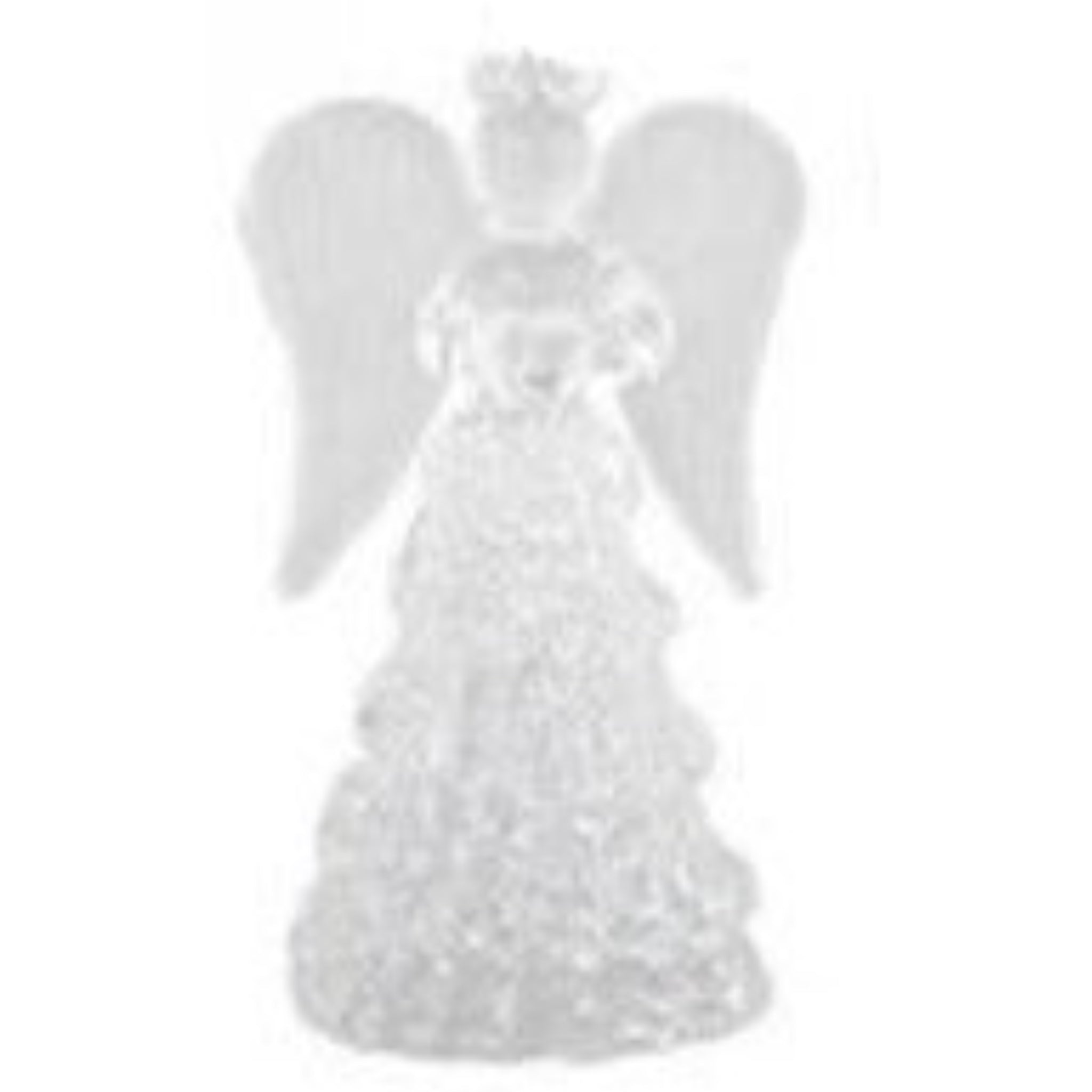 Spun Glass Angel Ornament