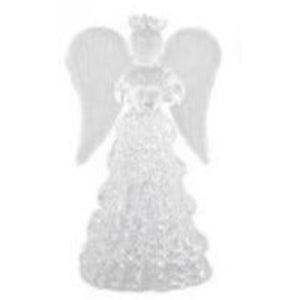 Spun Glass Angel Ornament