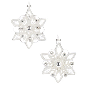 Assorted Snowflake Ornament, INDIVIDUALLY SOLD