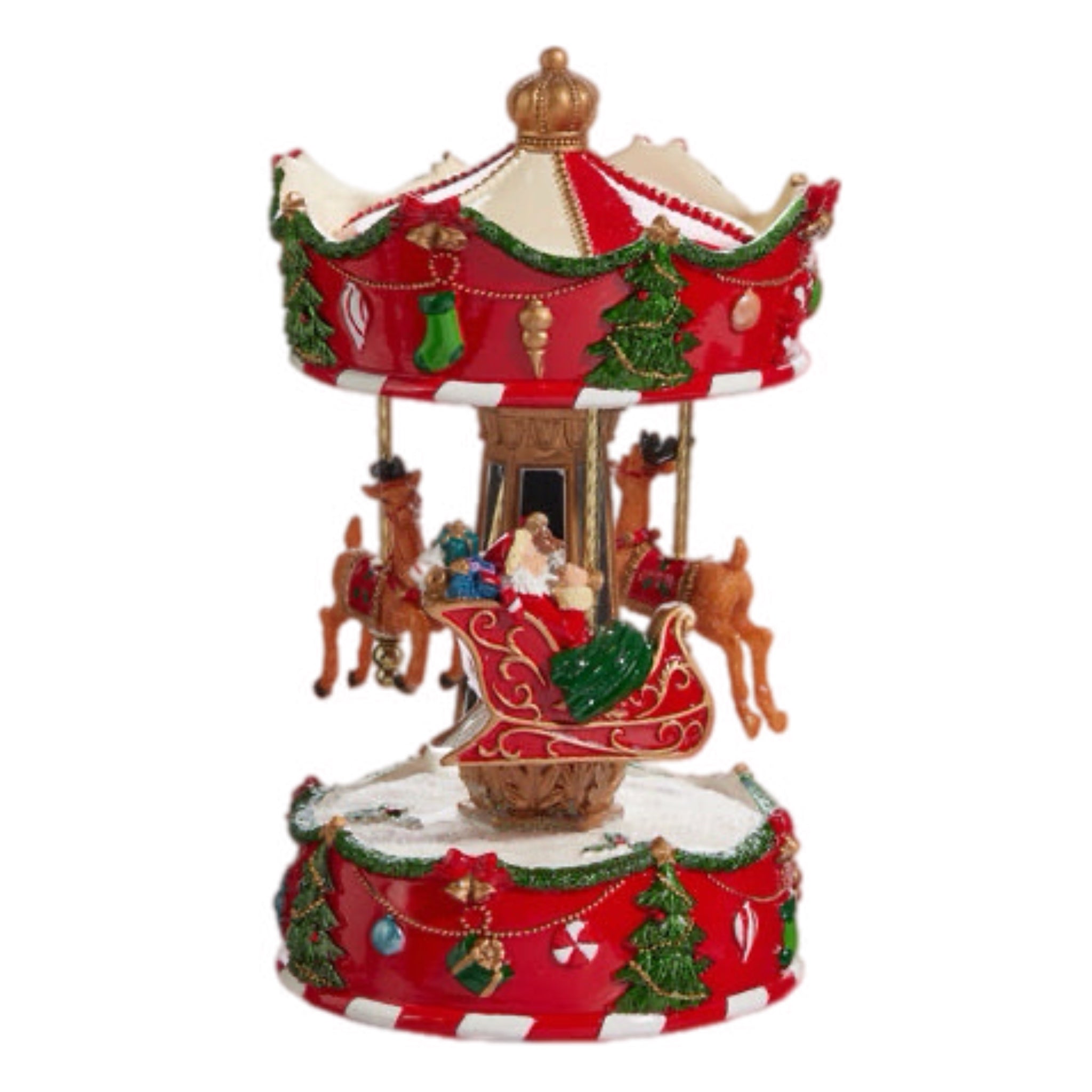 Small Santa Sleigh Carousel