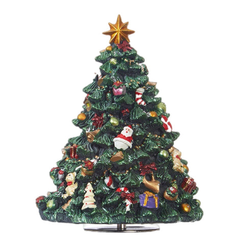 Rotating Christmas Tree Figurine