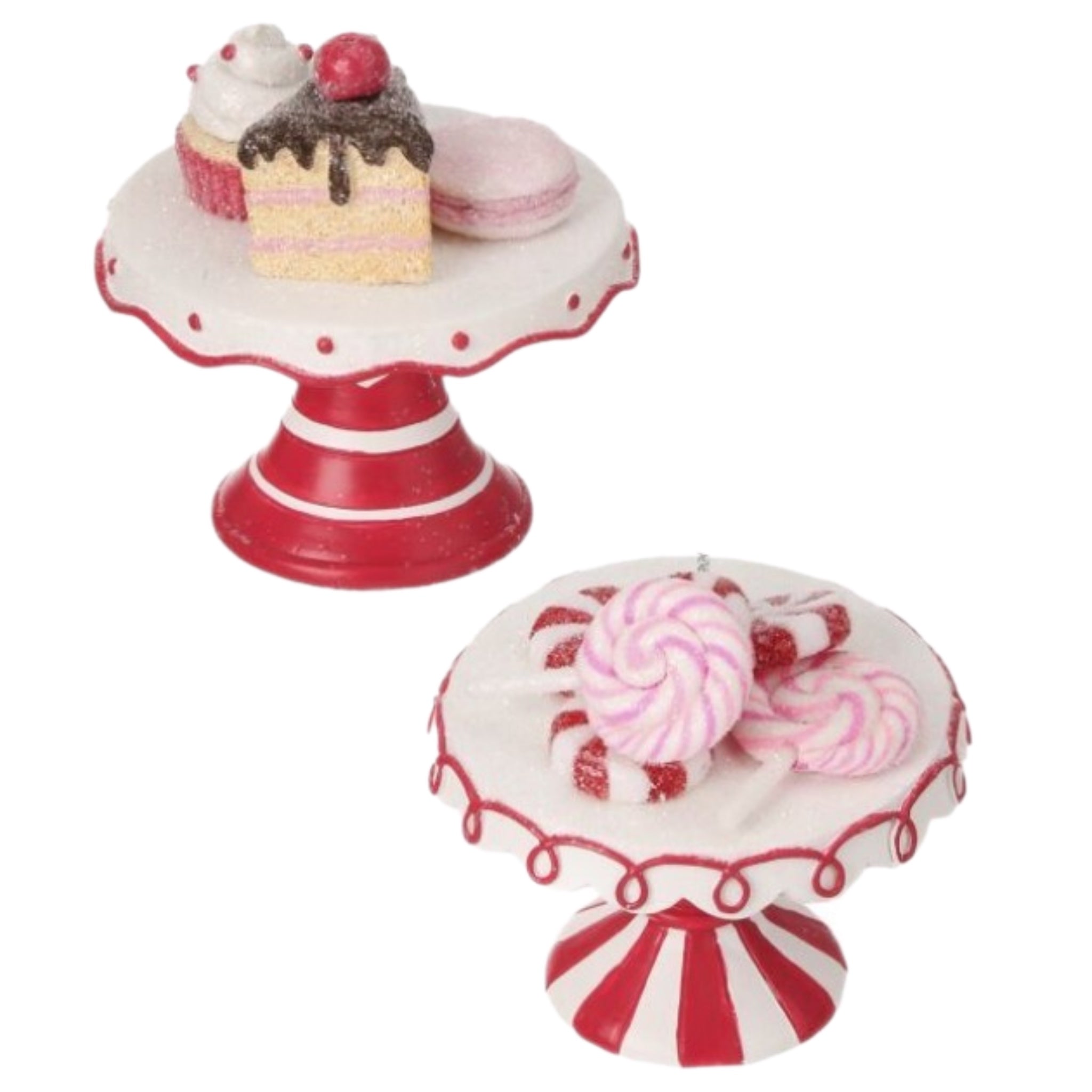 Assorted Dessert Plate Ornament, INDIVIDUALLY SOLD