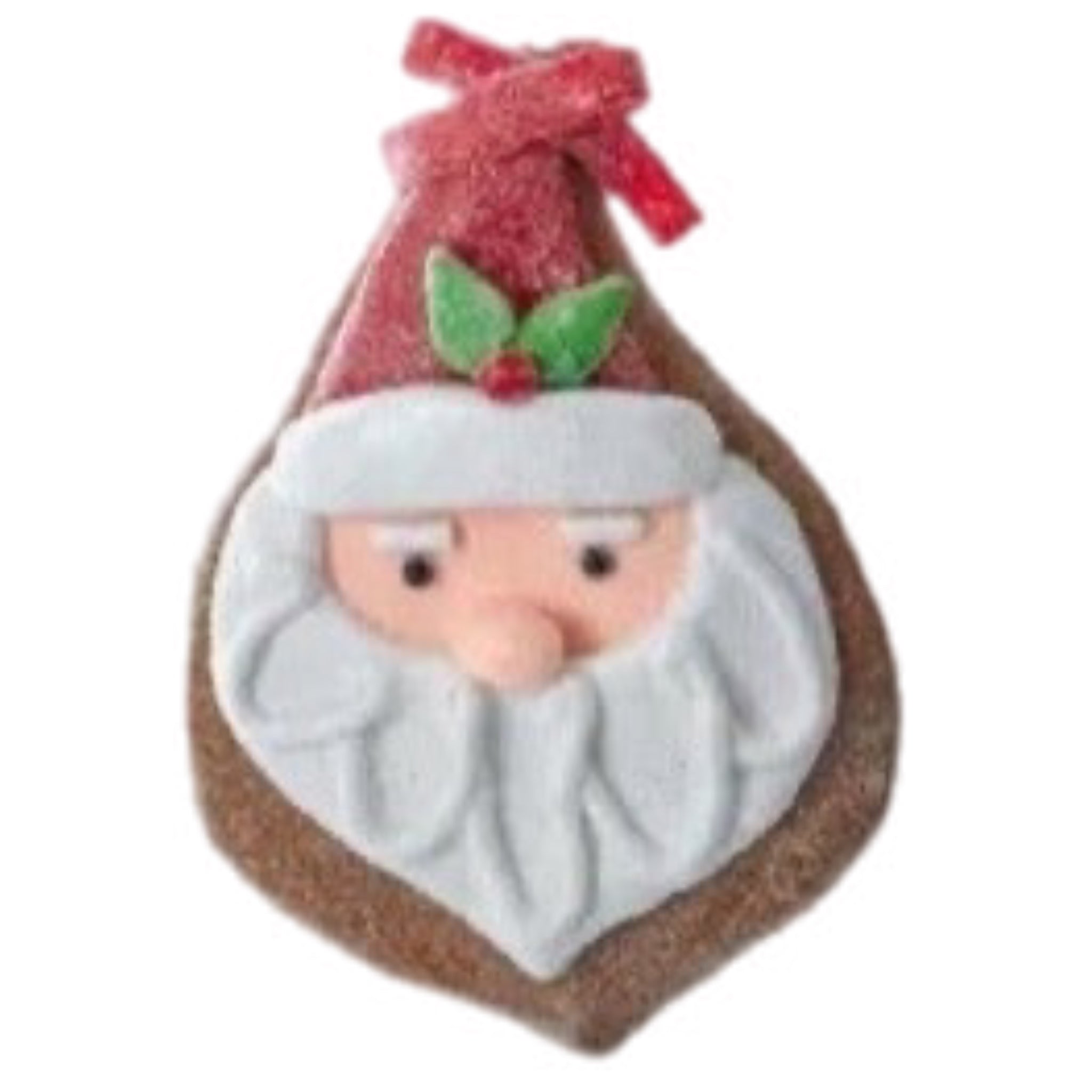 Santa Cookie Ornament