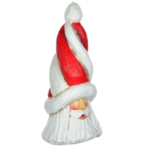 Candy Cane Tall Hat Santa Ornament