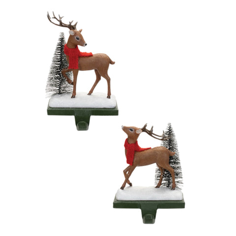 Assorted Reindeer Stocking Holder, INDIVIDUALLY SOLD