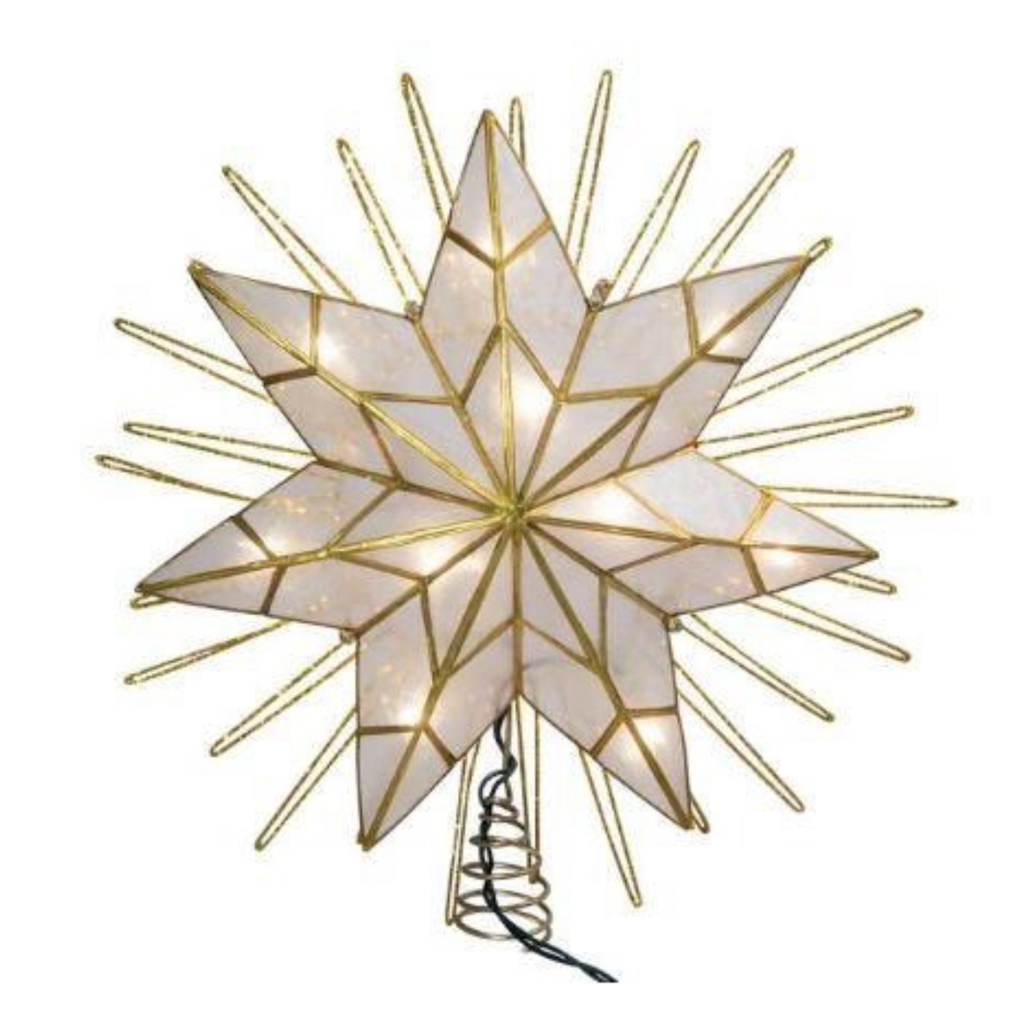 14" Lit Star Tree Topper