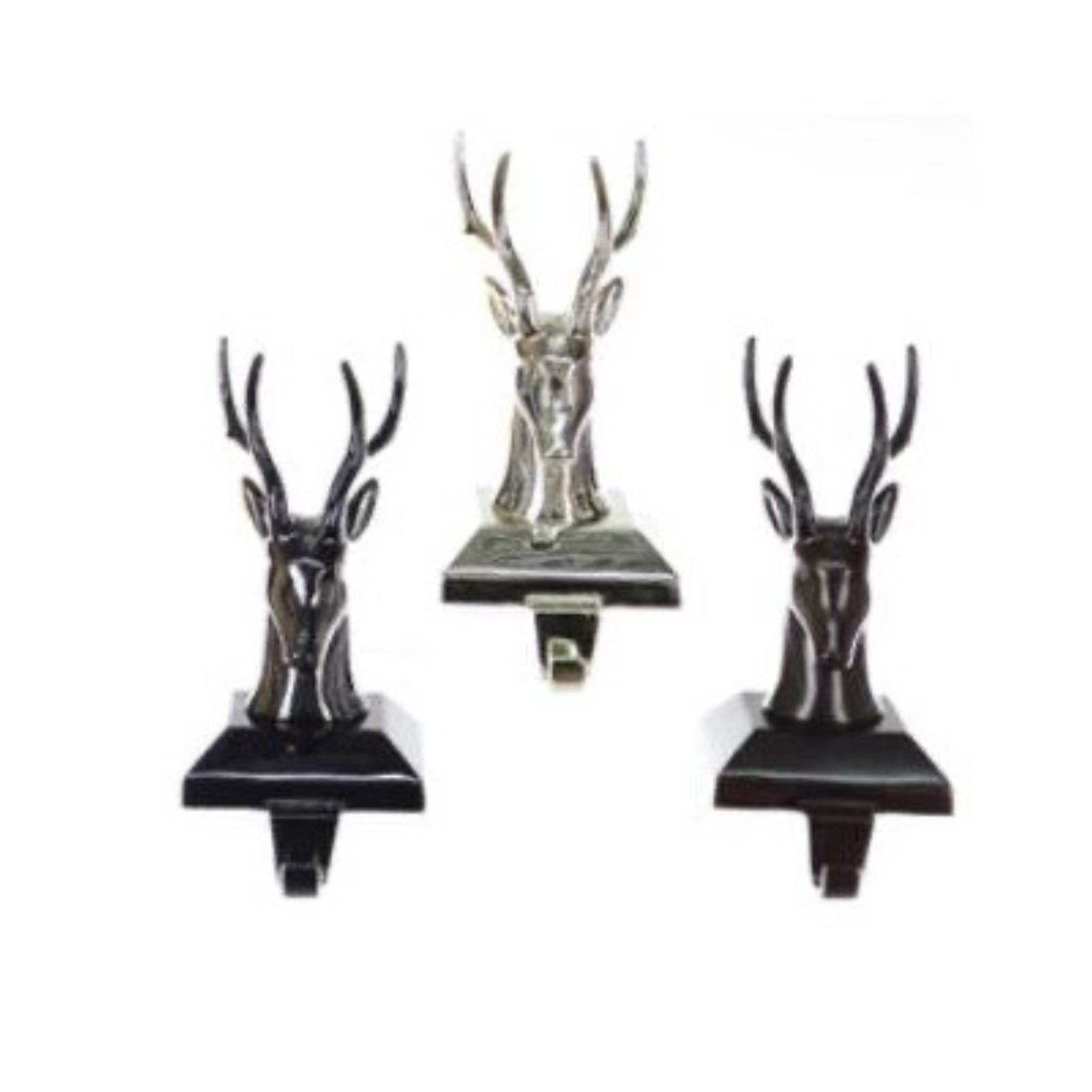 Assorted Reindeer Head Stocking Holder, INDIVIDAULLY SOLD