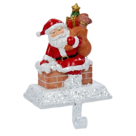 Santa With Sack Stocking Holder