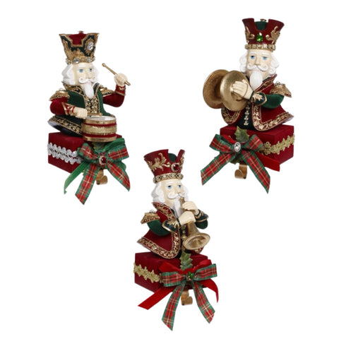 Assorted Nutcracker Stocking Holder, INDIVIDUALLY SOLD