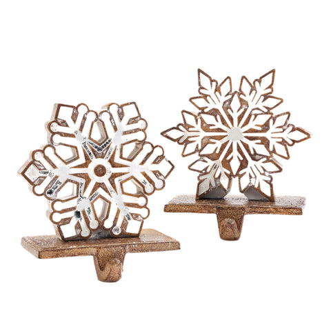 Assorted Snowflake Stocking Holder, INDIVIDUALLY SOLD