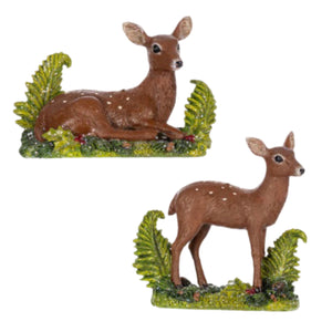 Assorted Deer In Grass Ornament, INDIVIDUALLY SOLD