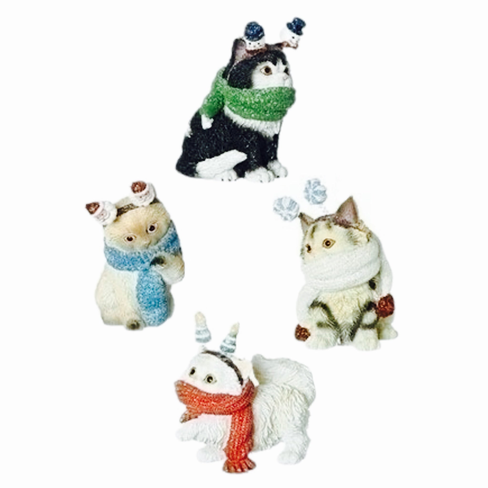 Assorted Cat In Headband Ornament, INDIVIDUALLY SOLD