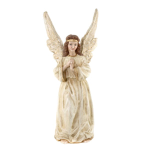 11" Non Lit Praying Angel Tree Topper