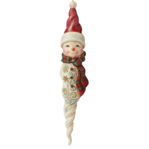 Wonderland Snowman Icicle Ornament