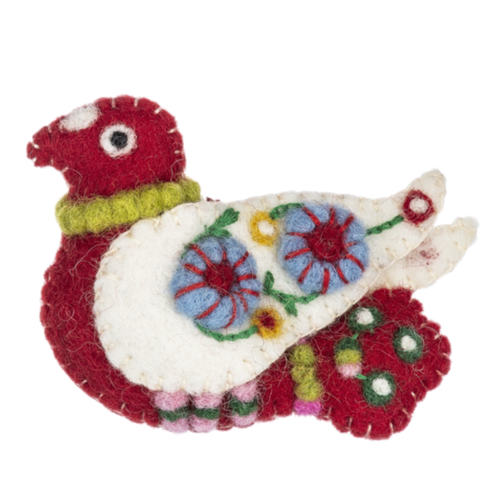 Red Dove Ornament