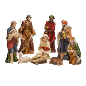 Nativity Scene, Set Of 9