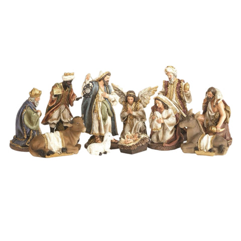 Nativity Scene, Set Of 11