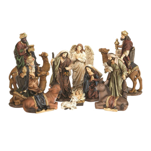 Nativity Scene, Set Of 11