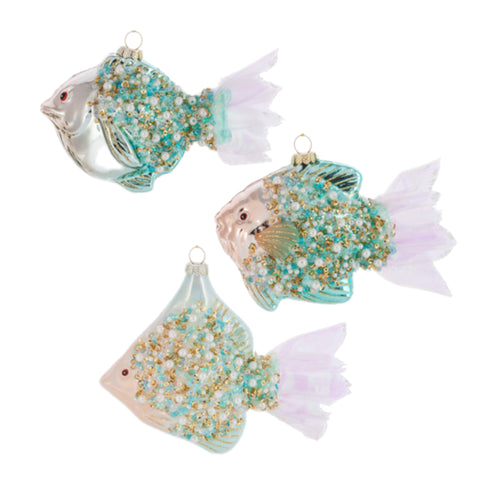 Assorted Tropical Fish Ornament, INDIVIDUALLY SOLD