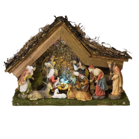 Nativity Scene, Set Of 11