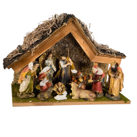 Nativity Scene, Set Of 11
