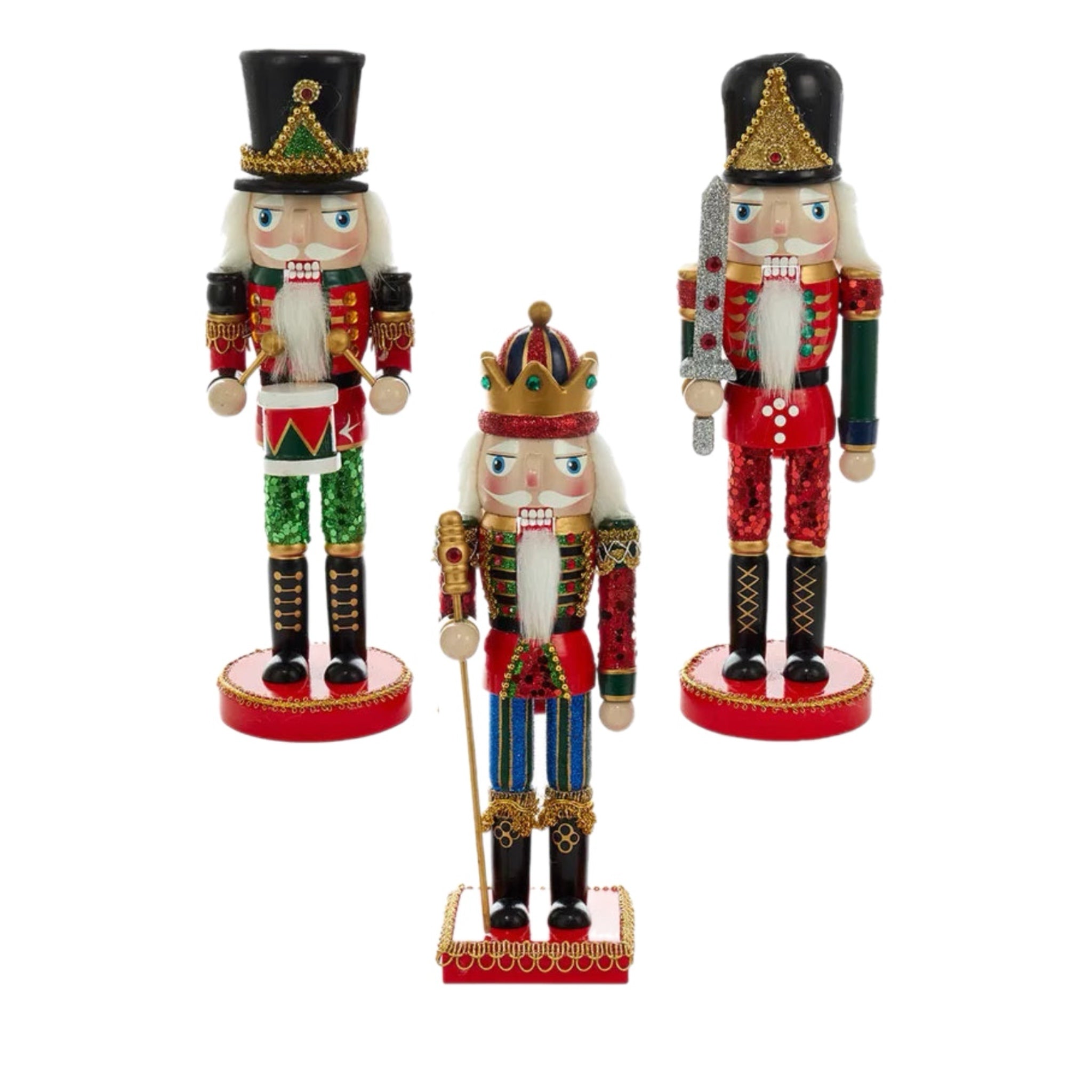 Assorted 10" Solider Nutcracker, INDIVIDUALLY SOLD