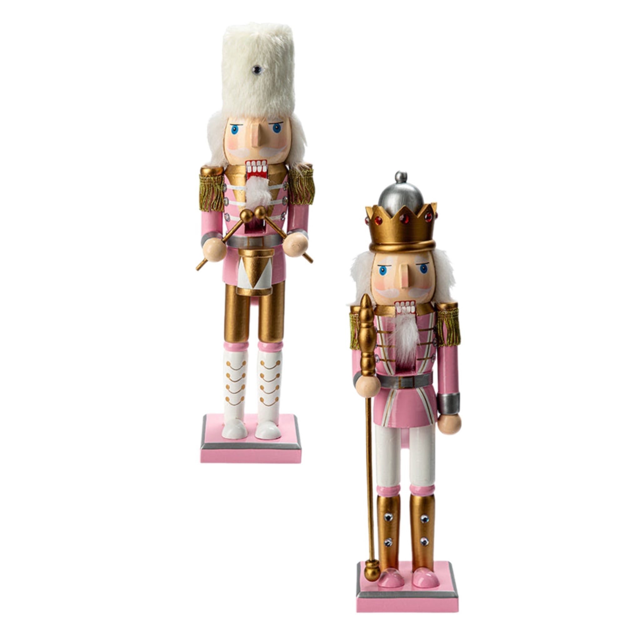 Assorted 14" Pink Soldier Nutcracker, INDIVIDUALLY SOLD