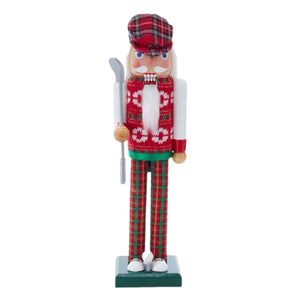 15" Golfer Nutcracker