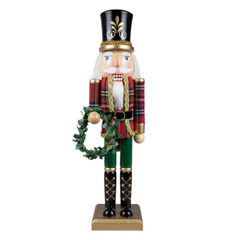 15" Plaid Nutcracker