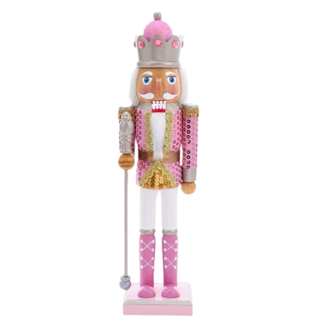 15" Pink Soldier Nutcracker