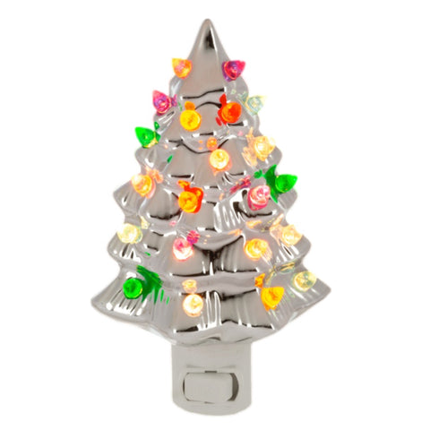 Silver Tree Night Light