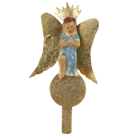 8.5" Gold Angel Finial Tree Topper