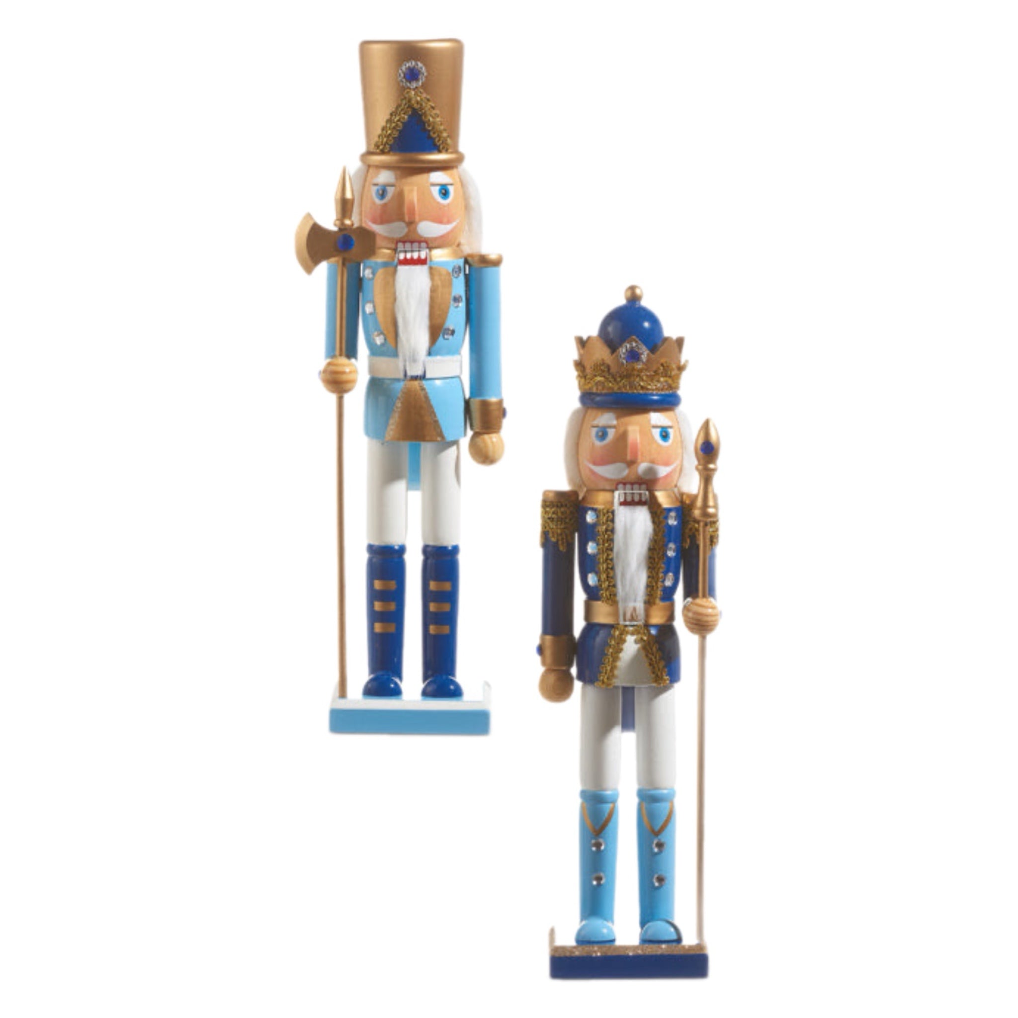 Assorted 15.5" Blue Soldier  Nutcracker, INDIVIDUALLY SOLD